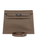Hermès Kelly Danse Etoupe Swift Palladium Hardware