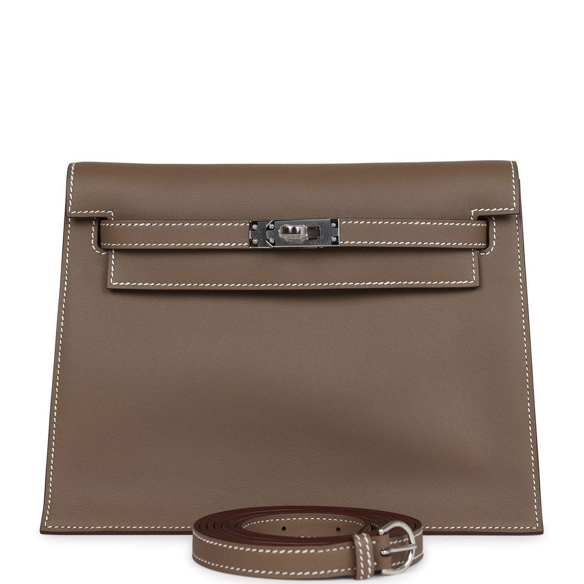 Hermès Kelly Danse Etoupe Swift Palladium Hardware