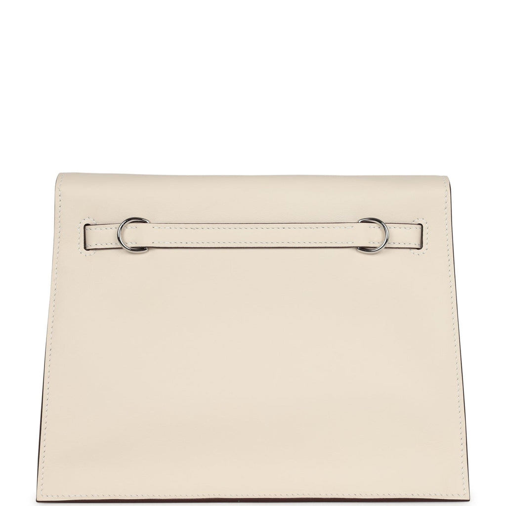 Hermès Kelly Sellier 25 Nata Verso Epsom Palladium Hardware