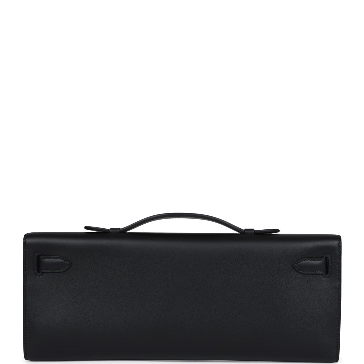 Hermès Kelly Cut Black Swift Palladium Hardware