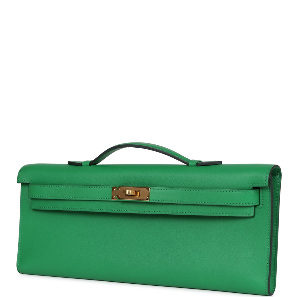 Hermès Kelly Cut Bambou Swift Gold Hardware