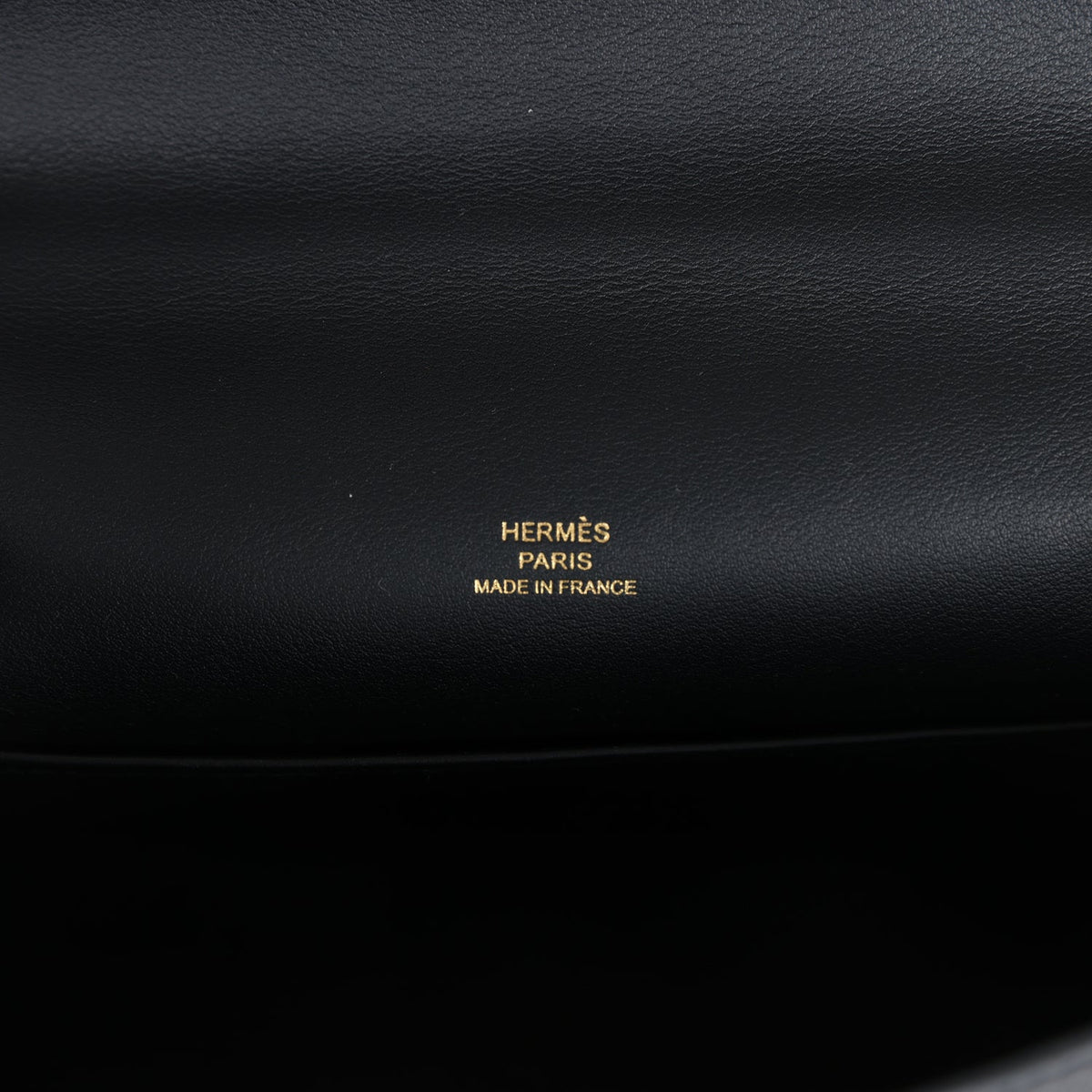 Hermès Kelly Pochette Black Swift Gold Hardware