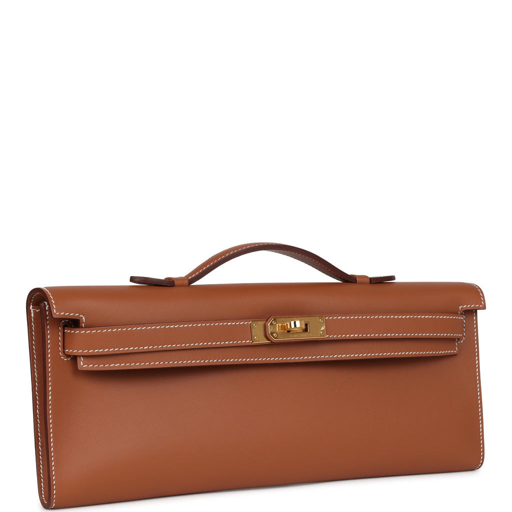 Hermès Kelly Cut Gold Swift Gold Hardware
