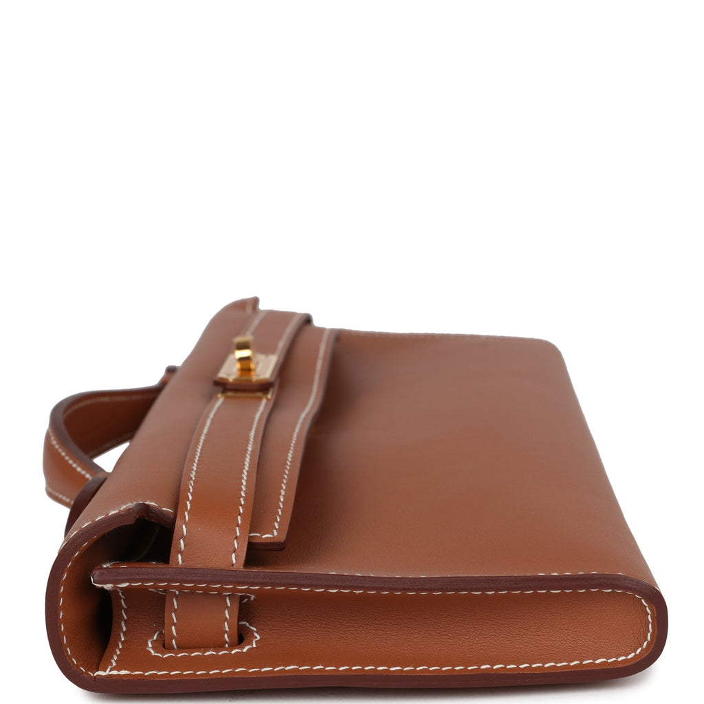 Hermès Kelly Cut Gold Swift Gold Hardware