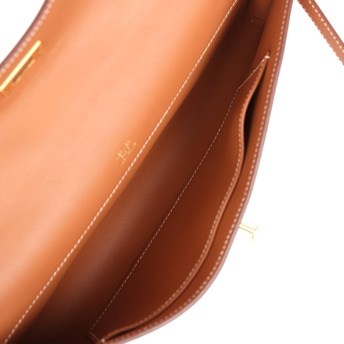 Hermès Kelly Cut Gold Swift Gold Hardware
