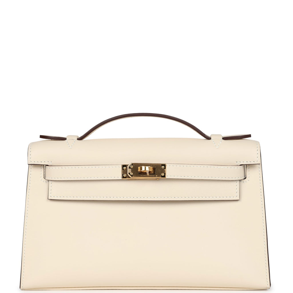 Hermès Kelly Pochette Nata Swift Gold Hardware