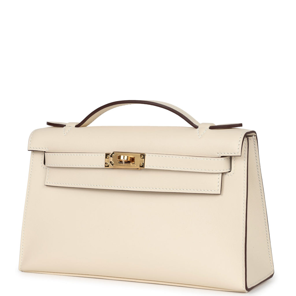 Hermès Kelly Pochette Nata Swift Gold Hardware