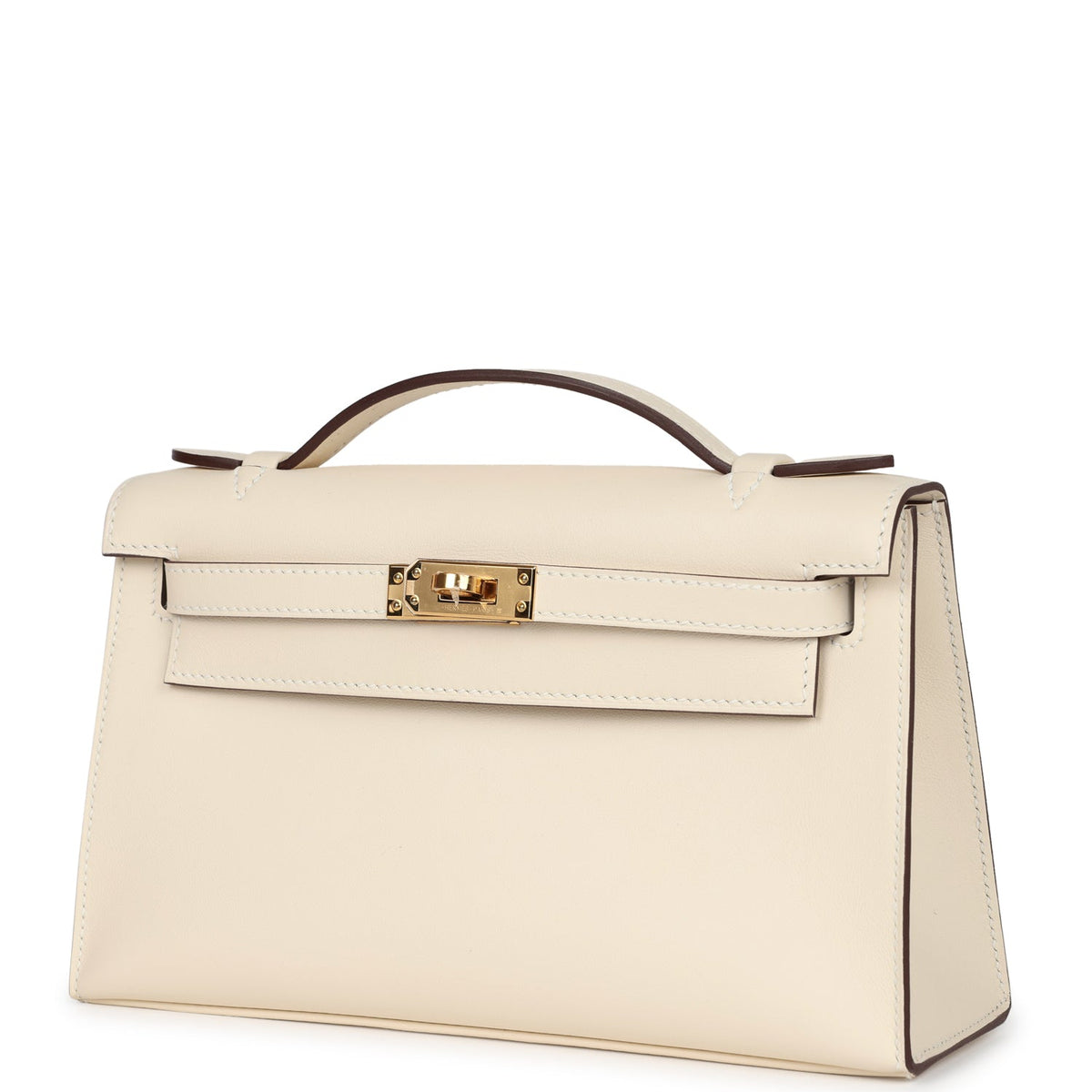 Hermès Kelly Pochette Nata Swift Gold Hardware