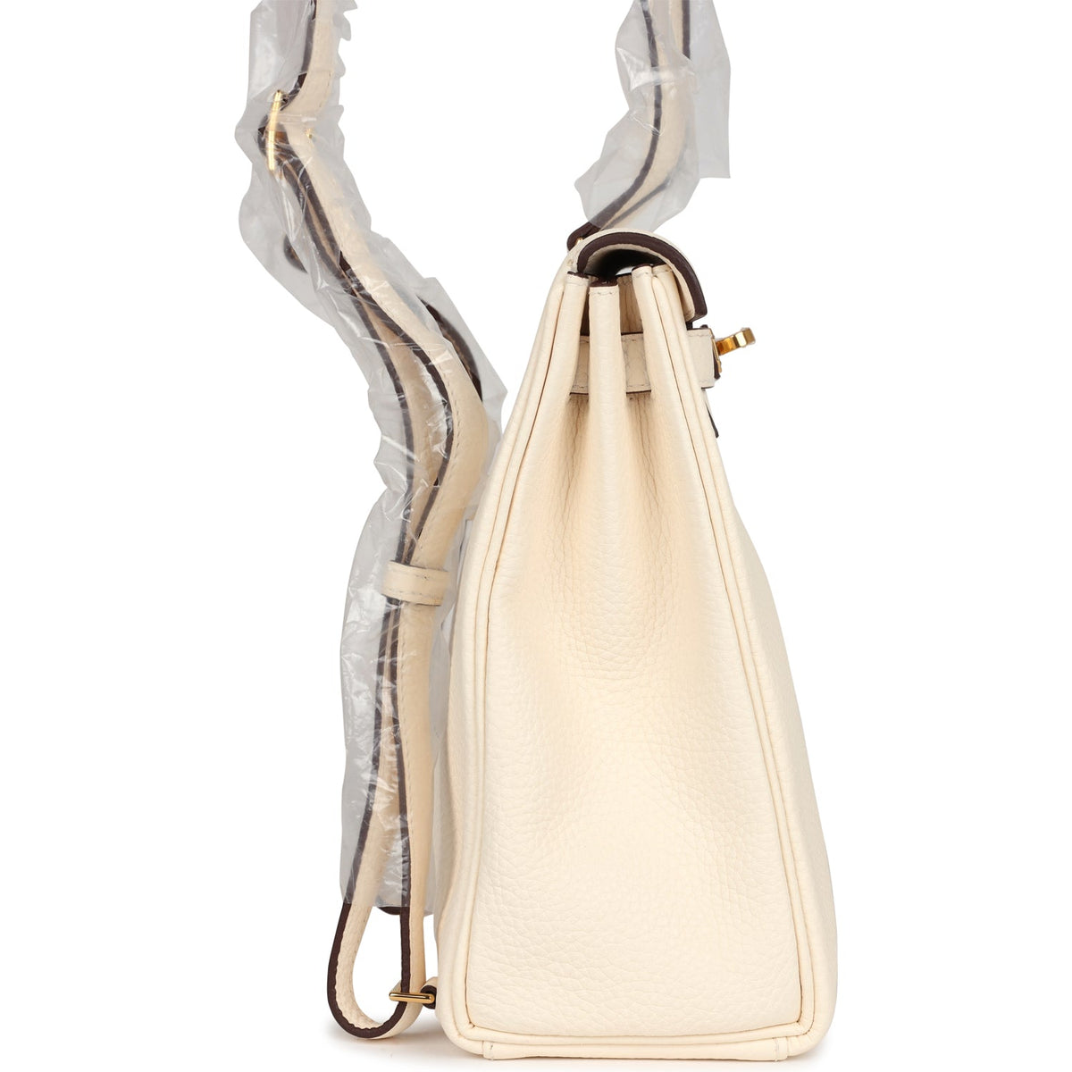 Hermès Kelly Ado II Backpack Nata Clemence Gold Hardware
