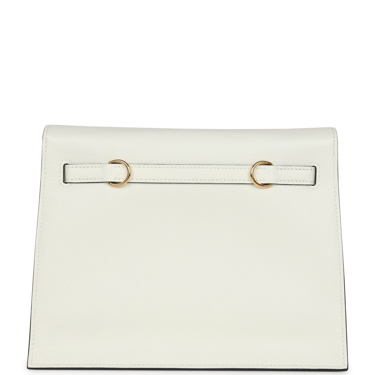 Hermès Kelly Danse White Evercolor Verso Gold Hardware