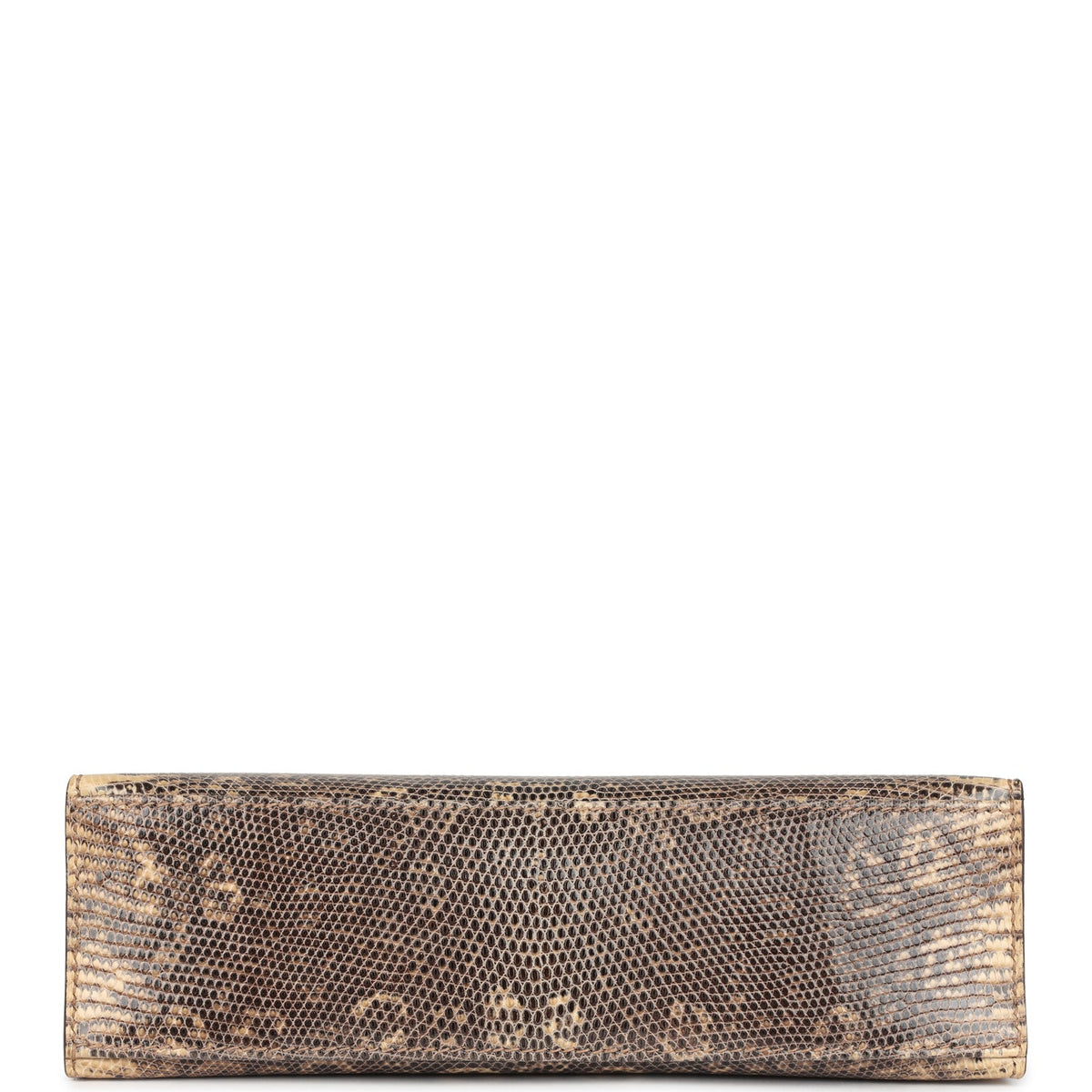 Hermès Kelly Pochette Desert Faux Leather Palladium Hardware