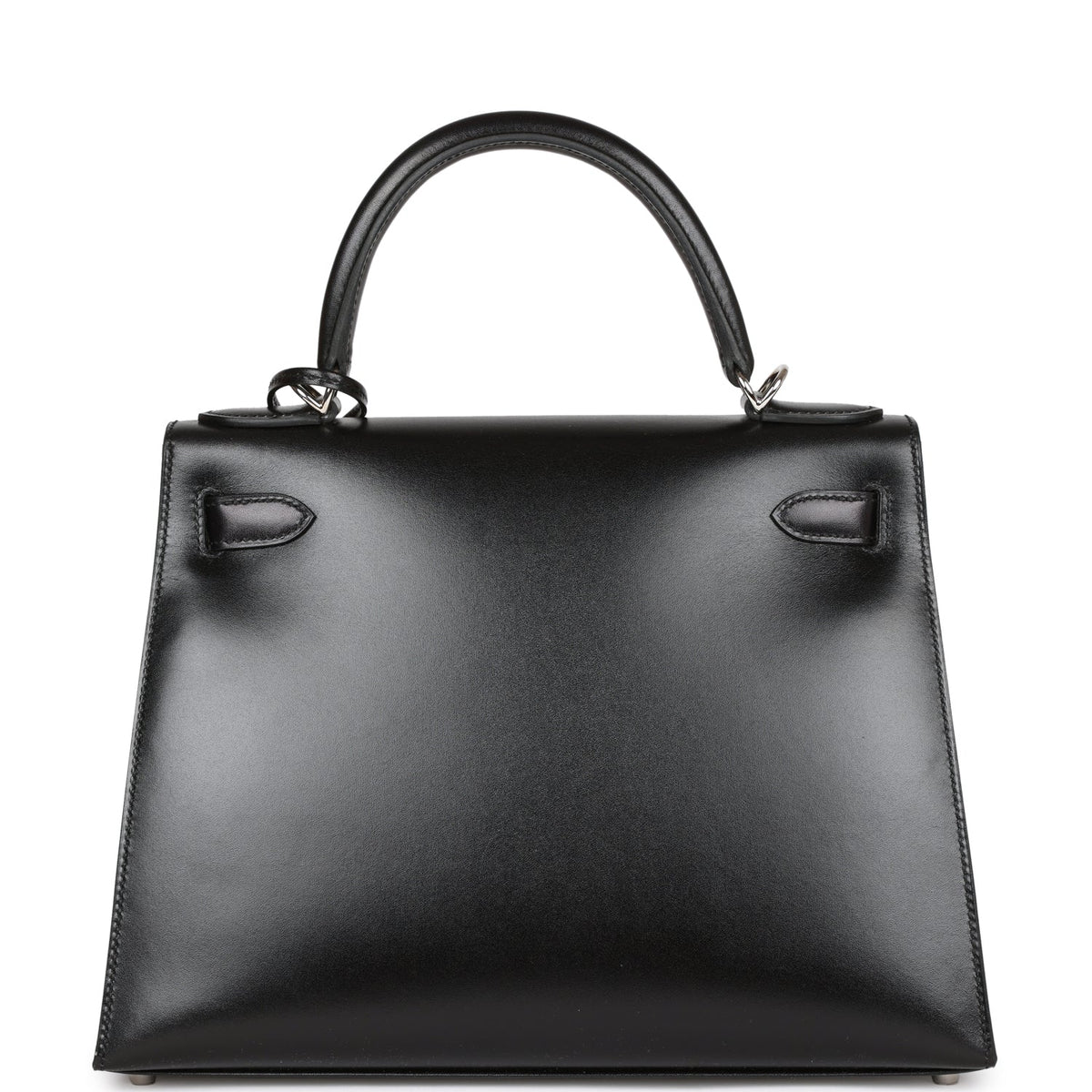 Hermès Kelly Sellier 28 Black Box Palladium Hardware