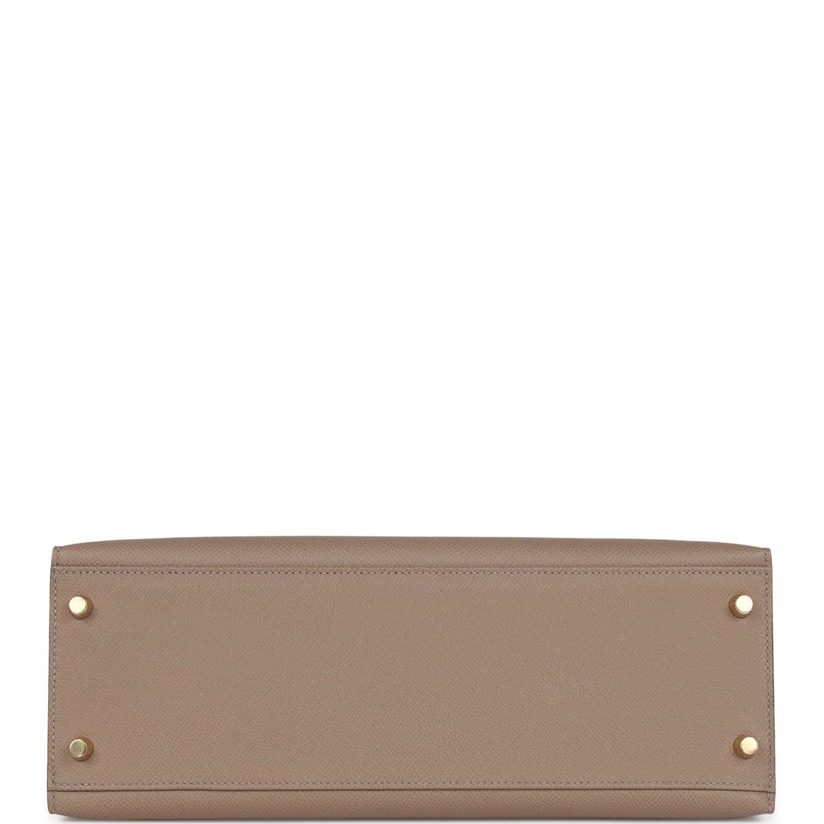 Hermès Special Order (HSS) Kelly Sellier 32 Gris Asphalte Verso Epsom Permabrass Hardware