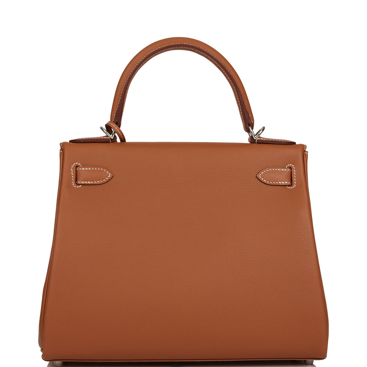 Hermès Kelly Retourne 28 Gold Evercolor Palladium Hardware
