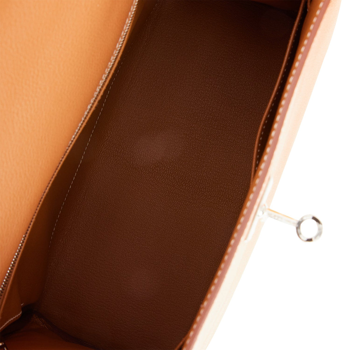 Hermès Kelly Retourne 28 Gold Evercolor Palladium Hardware