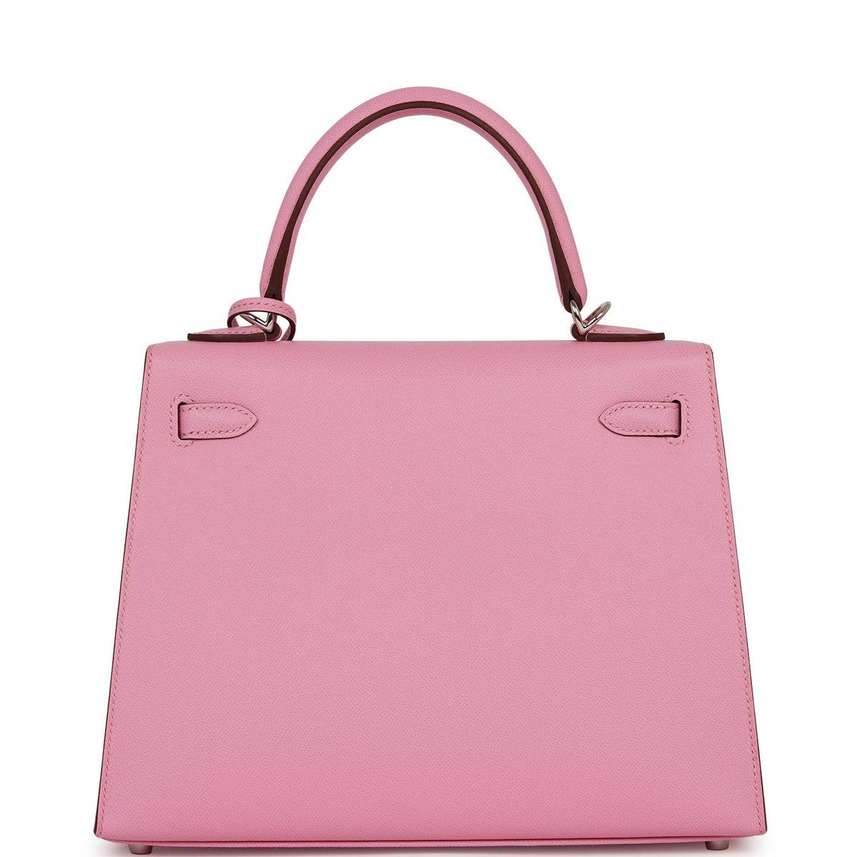 Hermès Kelly Sellier 25 Pink Verso Madame Palladium Hardware