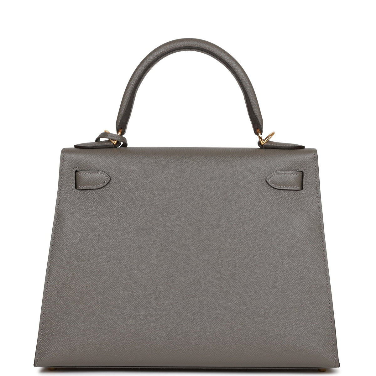 Hermès Kelly Sellier 28 Gris Meyer Epsom Gold Hardware