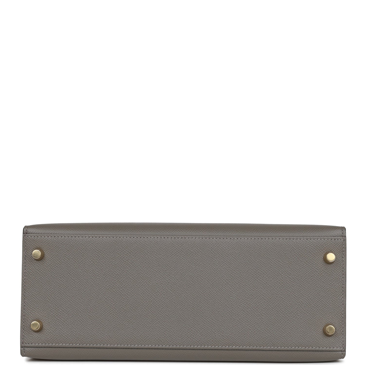 Hermès Kelly Sellier 28 Gris Meyer Epsom Gold Hardware