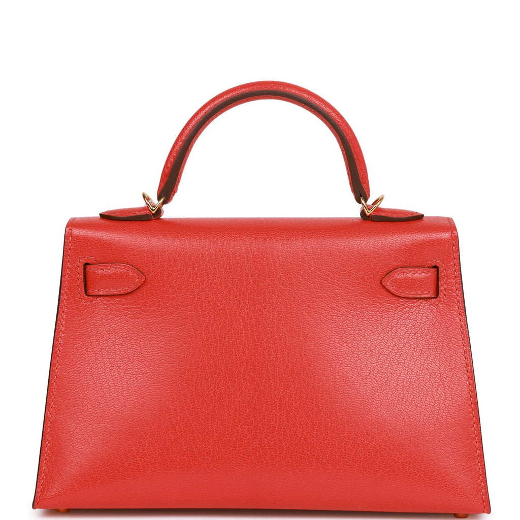 Hermès Kelly 20 Capucine Chevre Gold Hardware