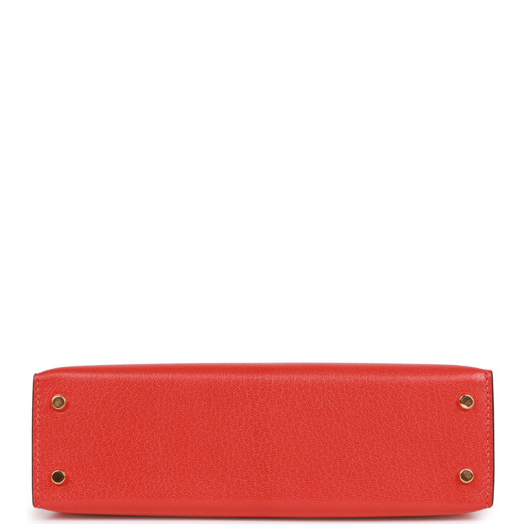 Hermès Kelly 20 Capucine Chevre Gold Hardware