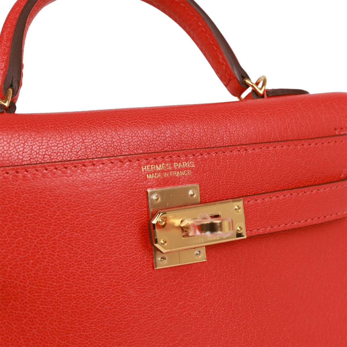 Hermès Kelly 20 Capucine Chevre Gold Hardware