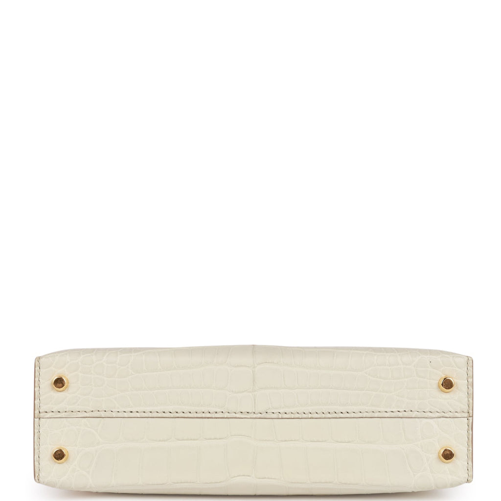 Hermès Kelly Sellier 20 Beton Matte Faux Leather Gold Hardware