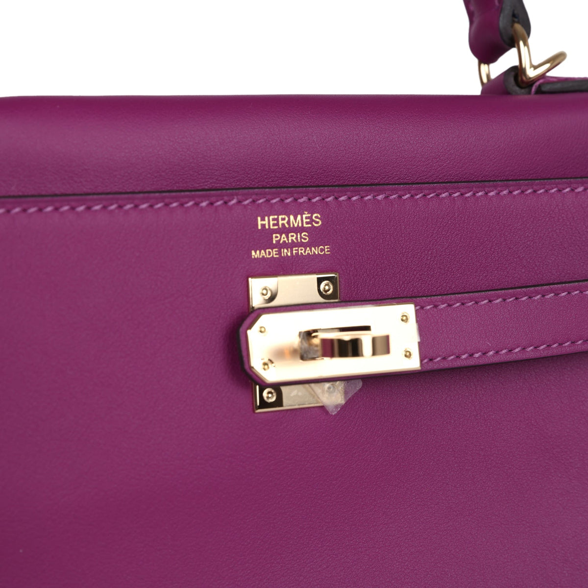 Hermès Kelly Retourne 25 Anemone Swift Permabrass Hardware