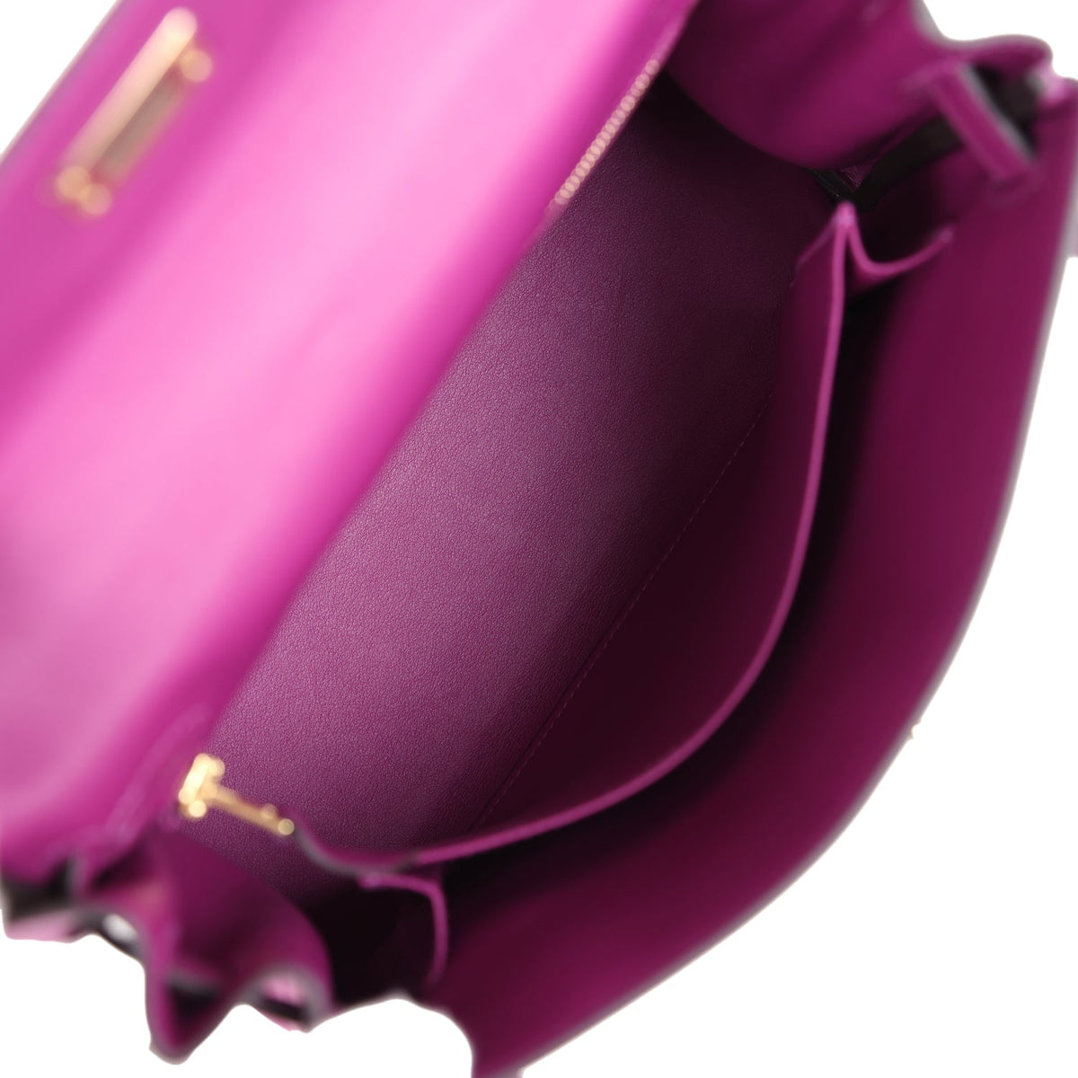 Hermès Kelly Retourne 25 Anemone Swift Permabrass Hardware