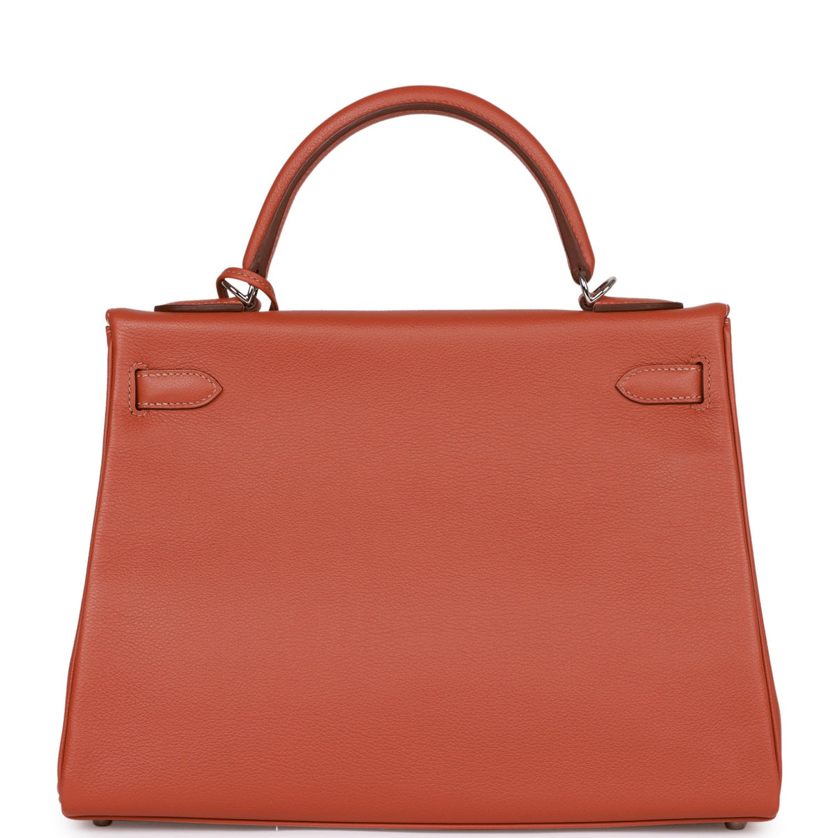 Hermès Kelly Retourne 32 Blush Verso Evercolor Palladium Hardware