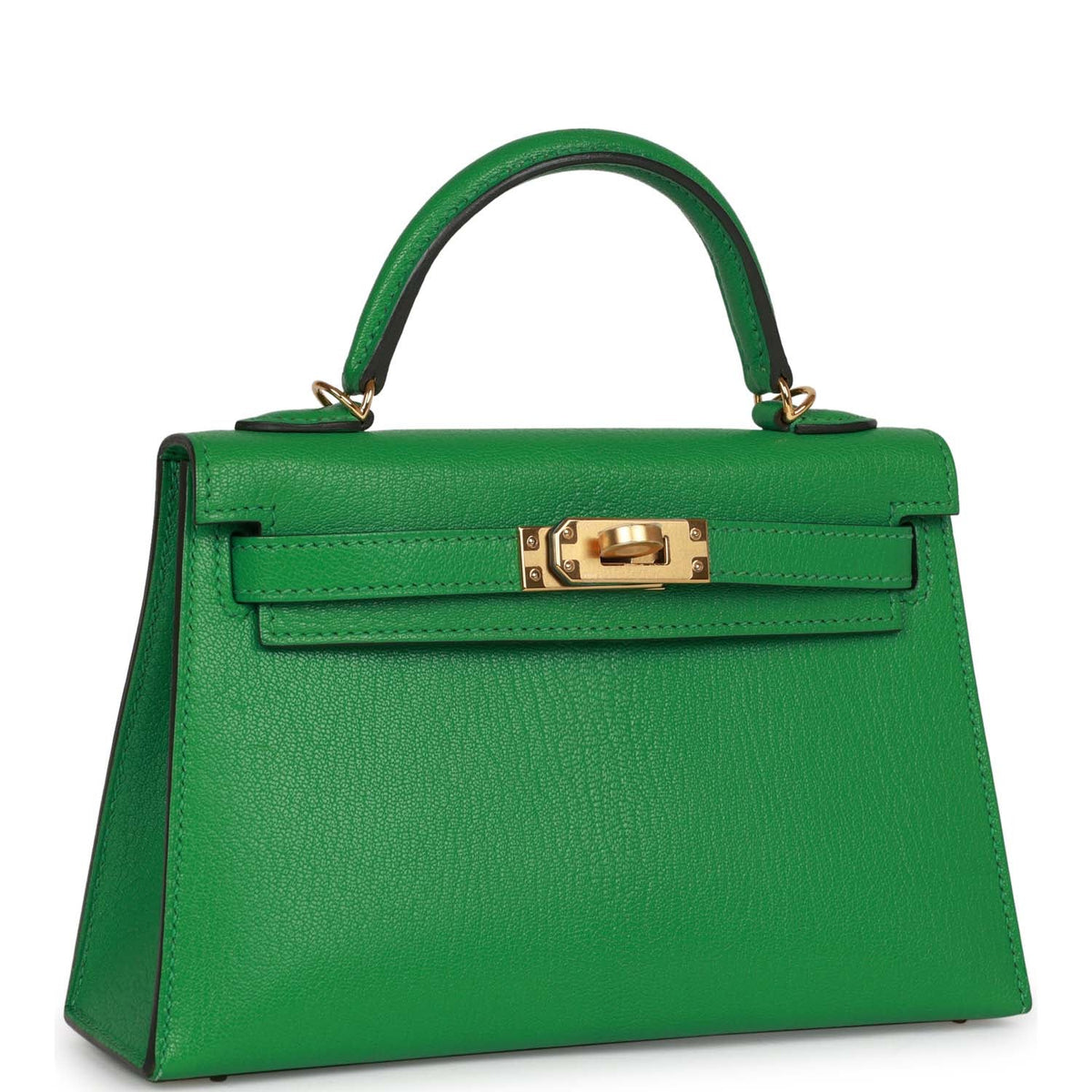 Hermès Kelly Sellier 20 Bambou Chevre Gold Hardware