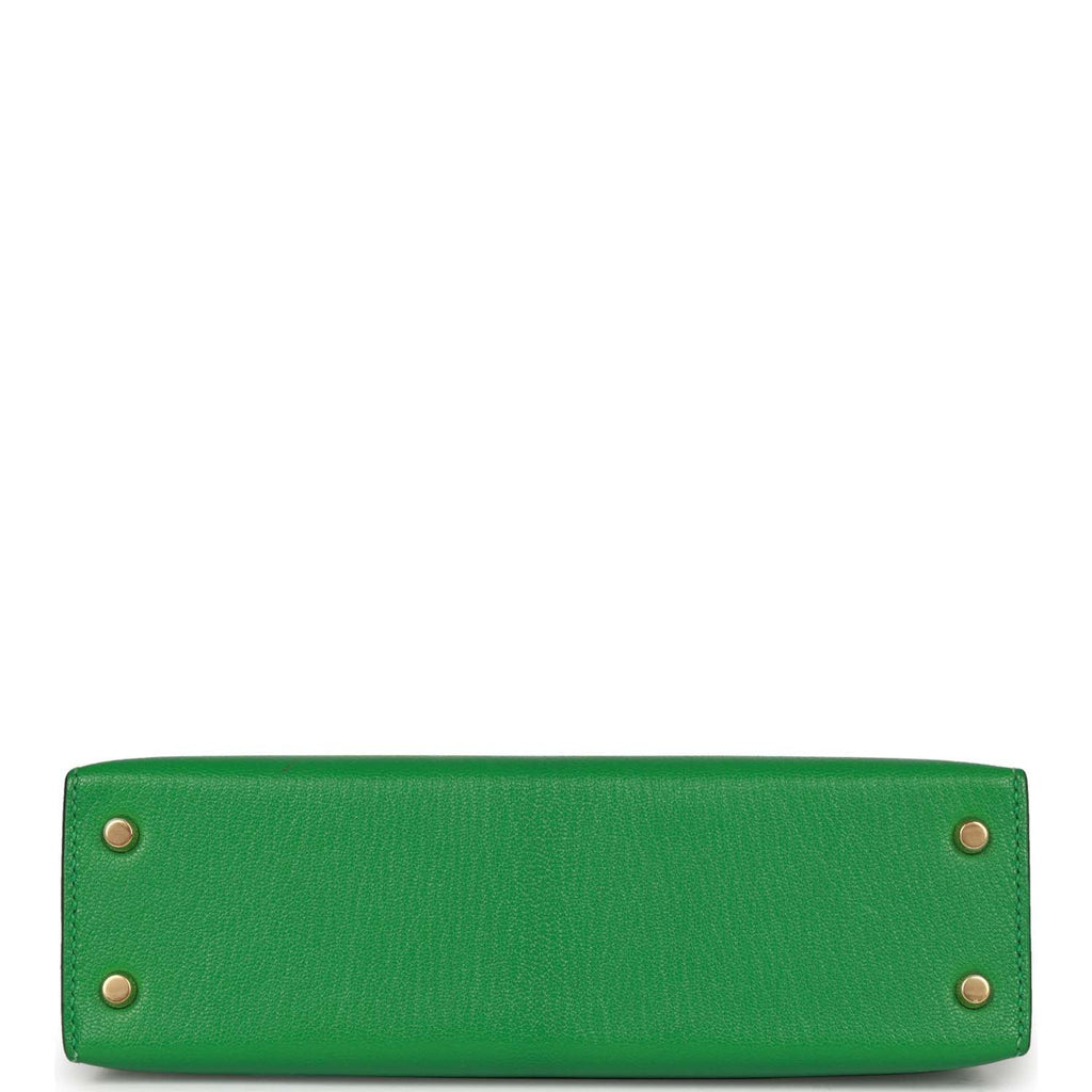 Hermès Kelly Sellier 20 Bambou Chevre Gold Hardware