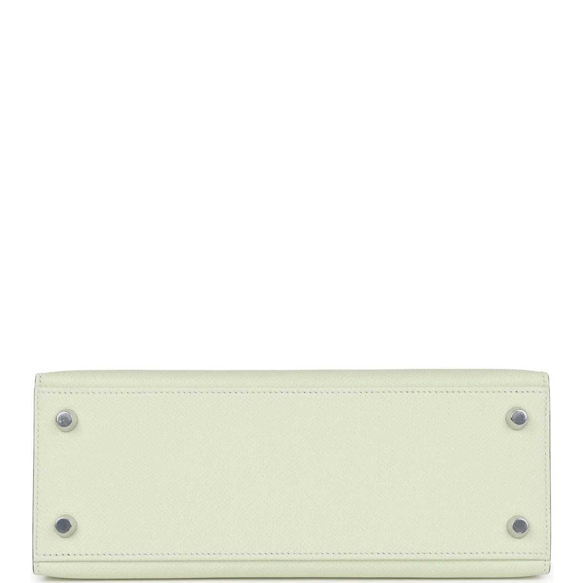 Hermès Kelly Sellier 25 Vert Fizz Epsom Palladium Hardware