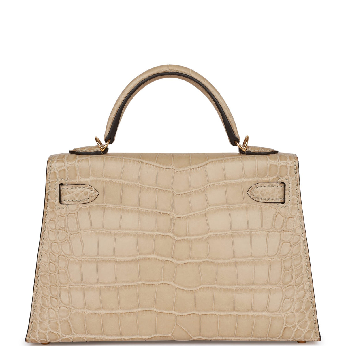 Hermès Kelly 20 Trench Matte Faux Leather Gold Hardware