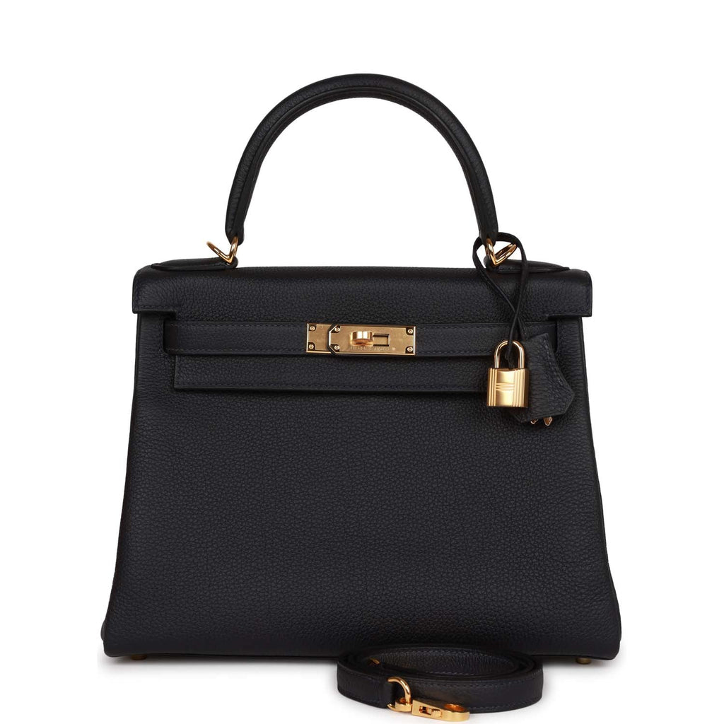 Hermès Kelly Retourne 28 Caban Togo Gold Hardware