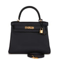 Hermès Kelly Retourne 28 Caban Togo Gold Hardware