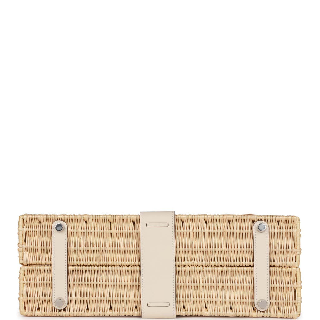 Hermès Picnic Kelly 35 Nata Swift Palladium Hardware