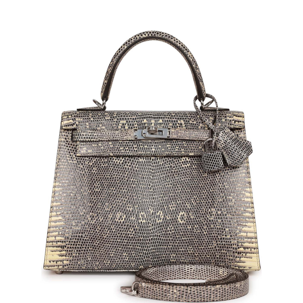 Hermès Kelly Sellier 25 Ombre Faux Leather Palladium Hardware