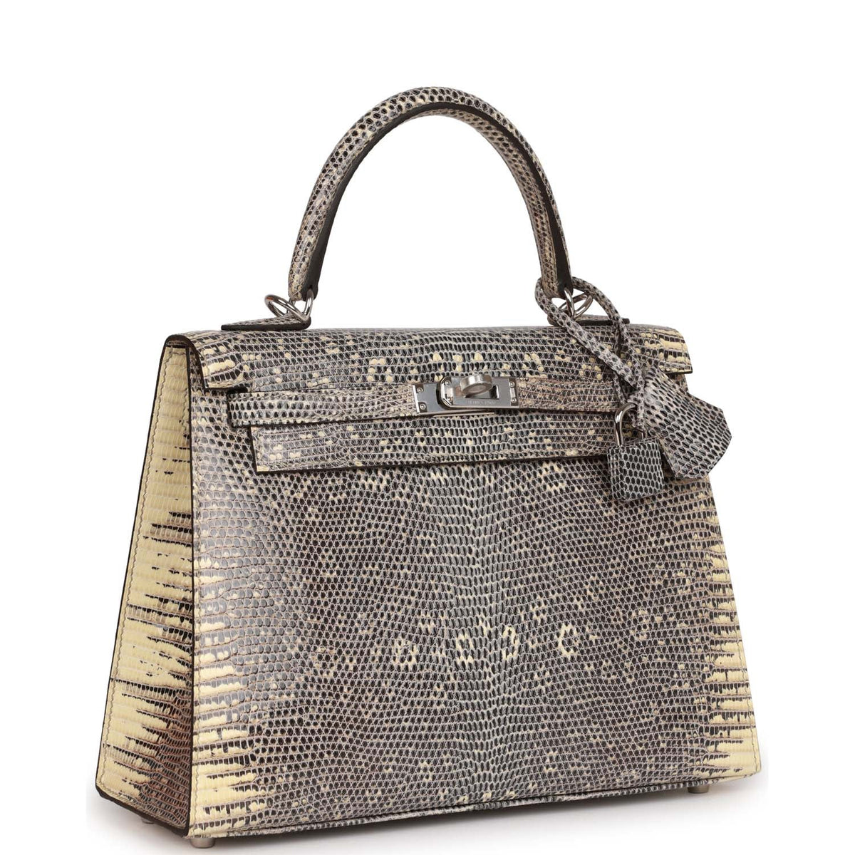 Hermès Kelly Sellier 25 Ombre Faux Leather Palladium Hardware