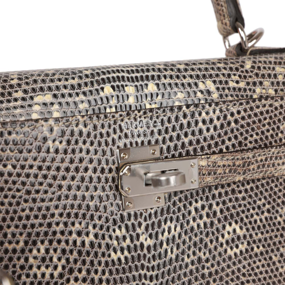 Hermès Kelly Sellier 25 Ombre Faux Leather Palladium Hardware