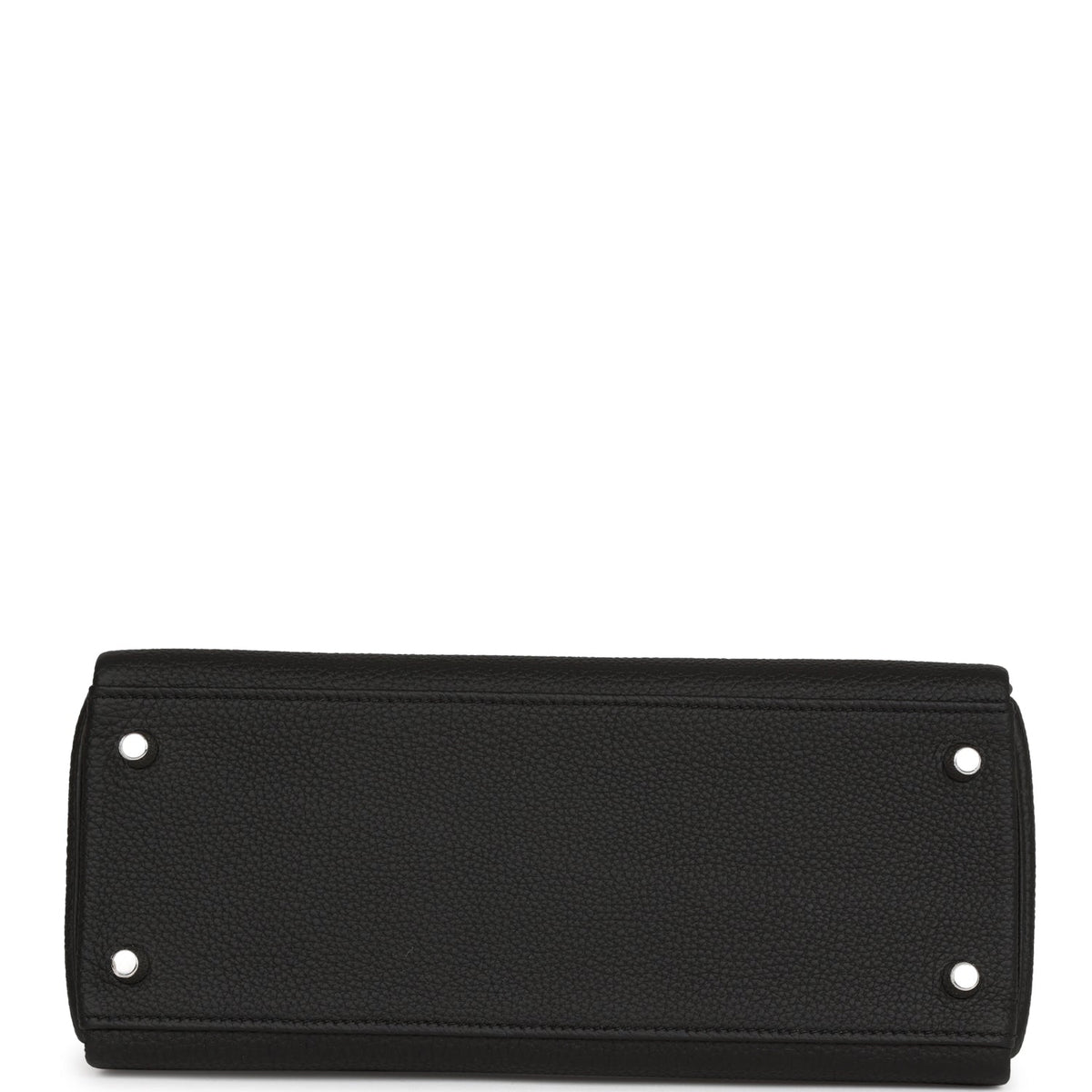 Hermès Kelly Retourne 28 Black Togo Palladium Hardware