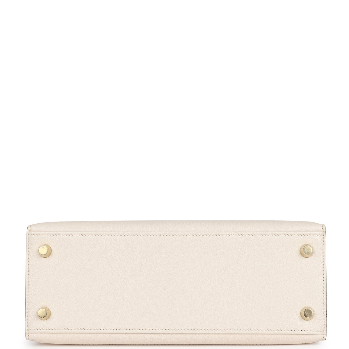 Hermès Special Order (HSS) Kelly Sellier 25 Nata Verso Chevre Gold Hardware