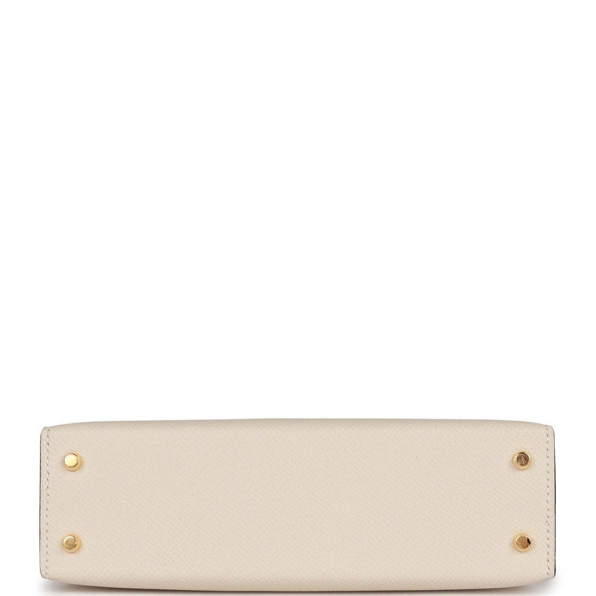 Hermès Special Order (HSS) Kelly Sellier 20 Craie and Black Epsom Gold Hardware