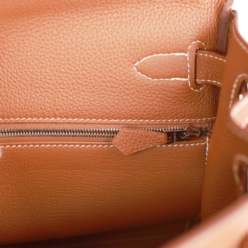 Hermès Kelly Retourne 28 Gold Togo Palladium Hardware