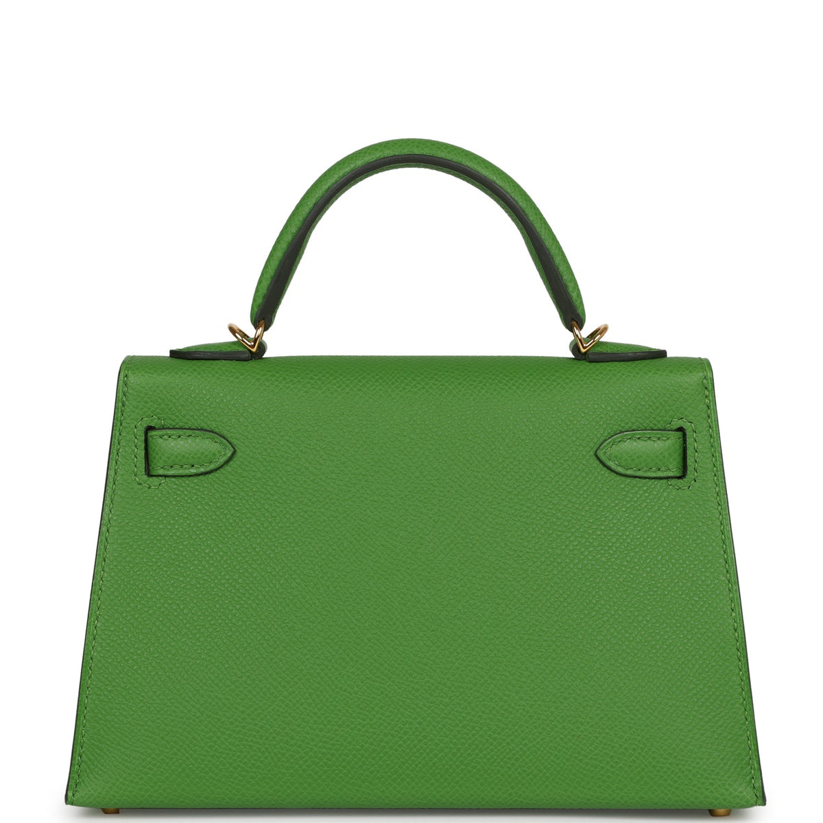 Hermès Kelly Sellier 20 Vert Yucca Epsom Gold Hardware
