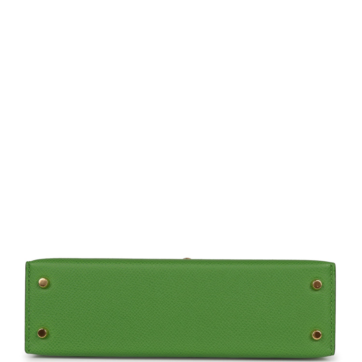 Hermès Kelly Sellier 20 Vert Yucca Epsom Gold Hardware