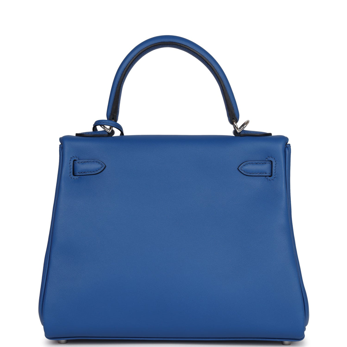 Hermès Kelly Retourne 25 Bleu France Swift Palladium Hardware