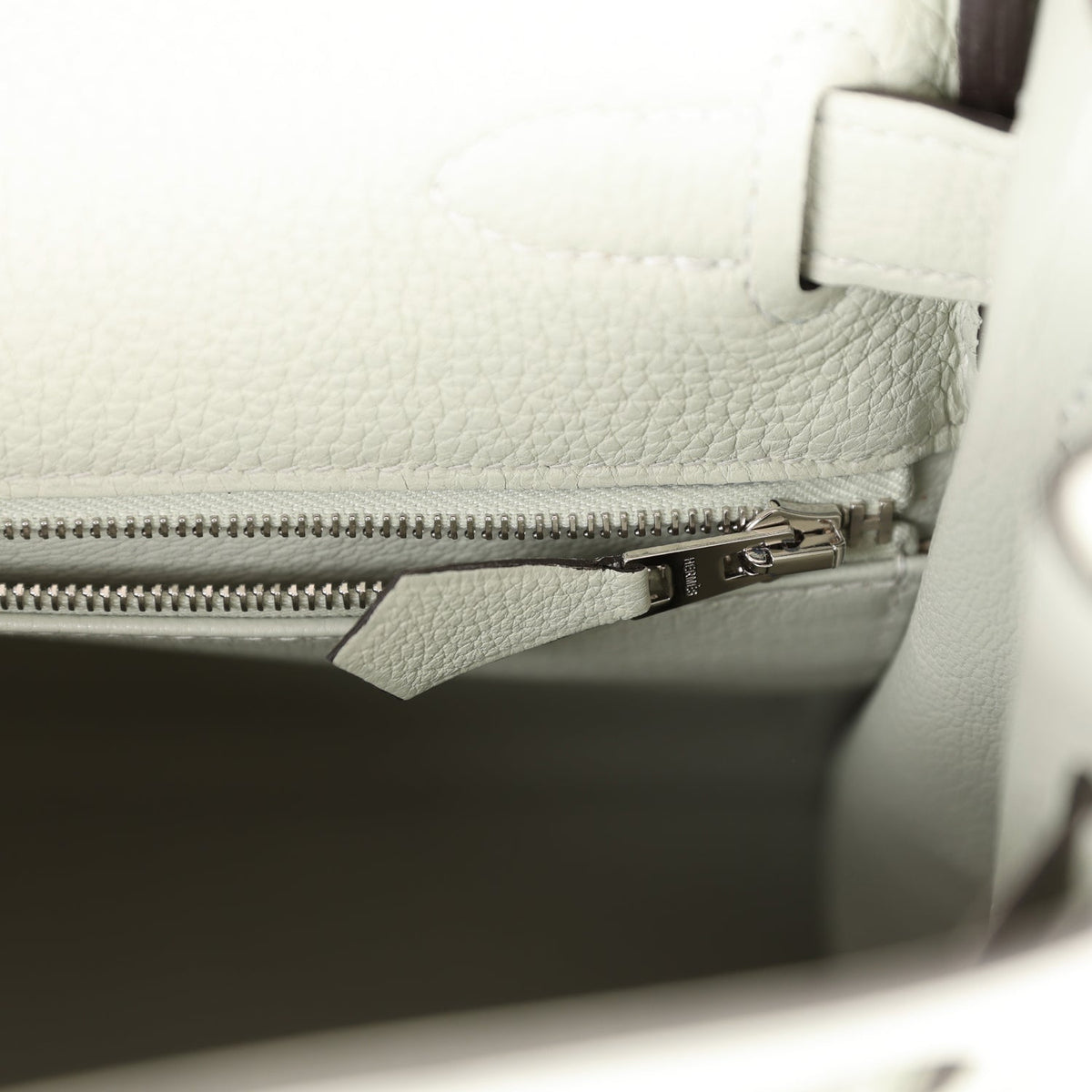 Hermès Kelly Retourne 28 Gris Neve Togo Palladium Hardware