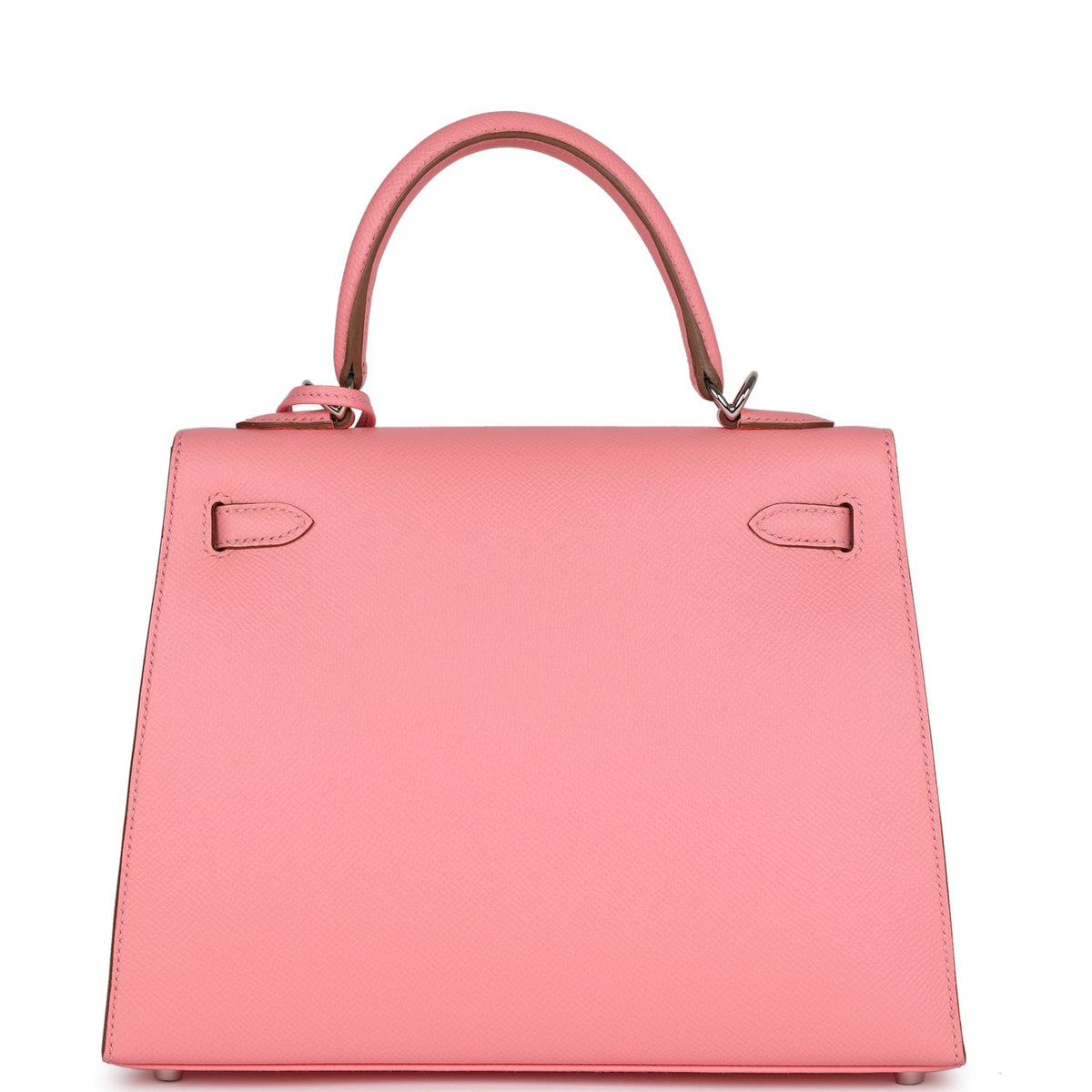 Hermès Kelly Sellier 25 Rose Confetti Epsom Palladium Hardware
