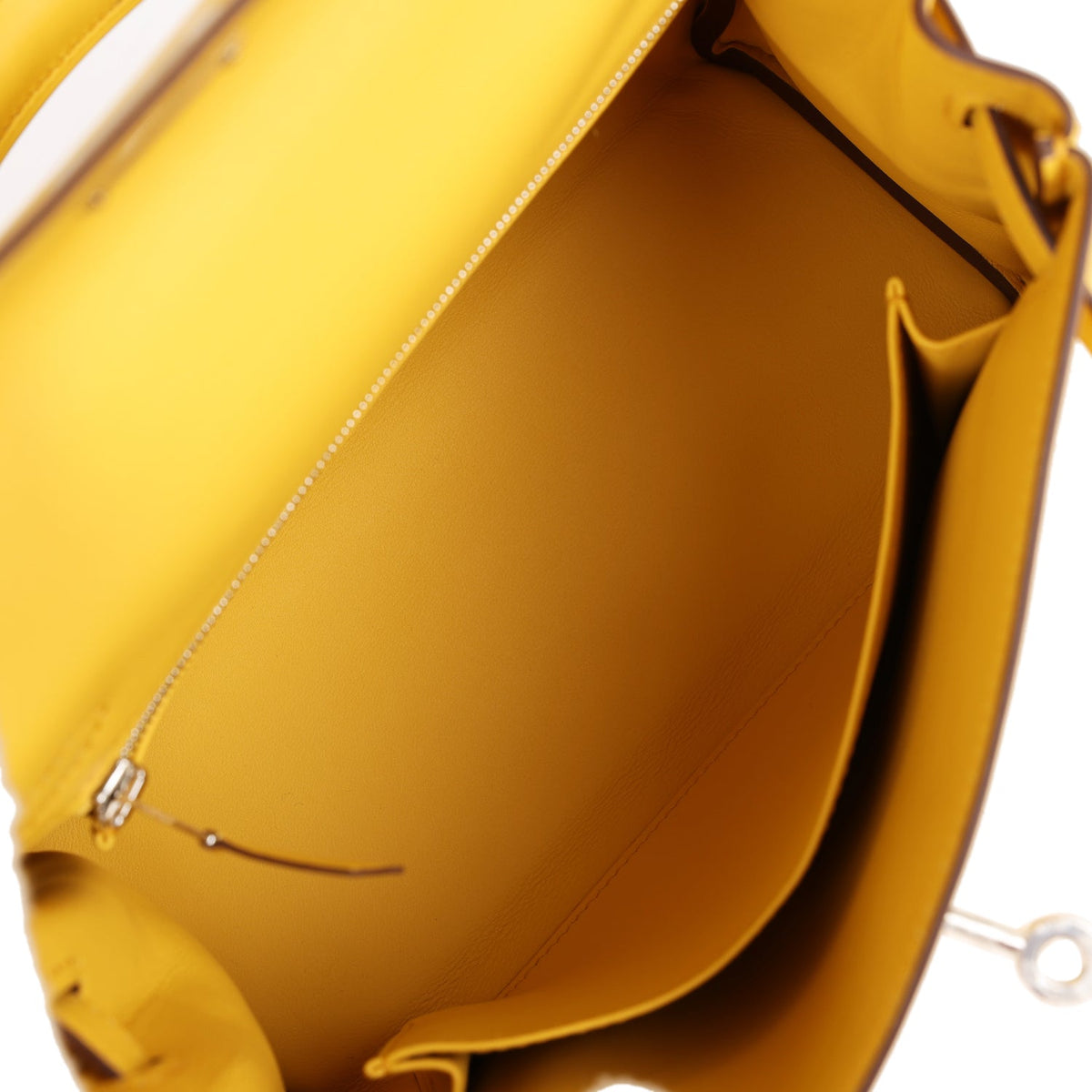 Hermès Kelly Retourne 25 Sun Swift Palladium Hardware