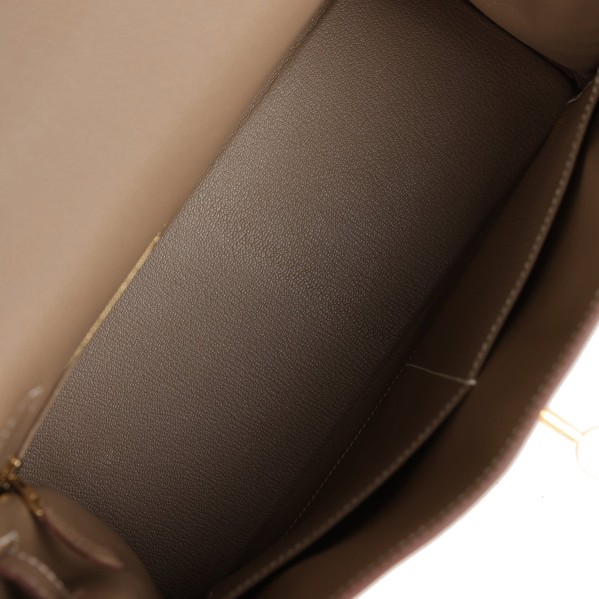 Hermès Kelly Retourne 28 Etoupe Togo Gold Hardware